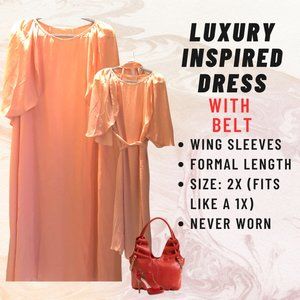 Luxury Brand Inspired Formal Dress | Never Worn | Size 2X
